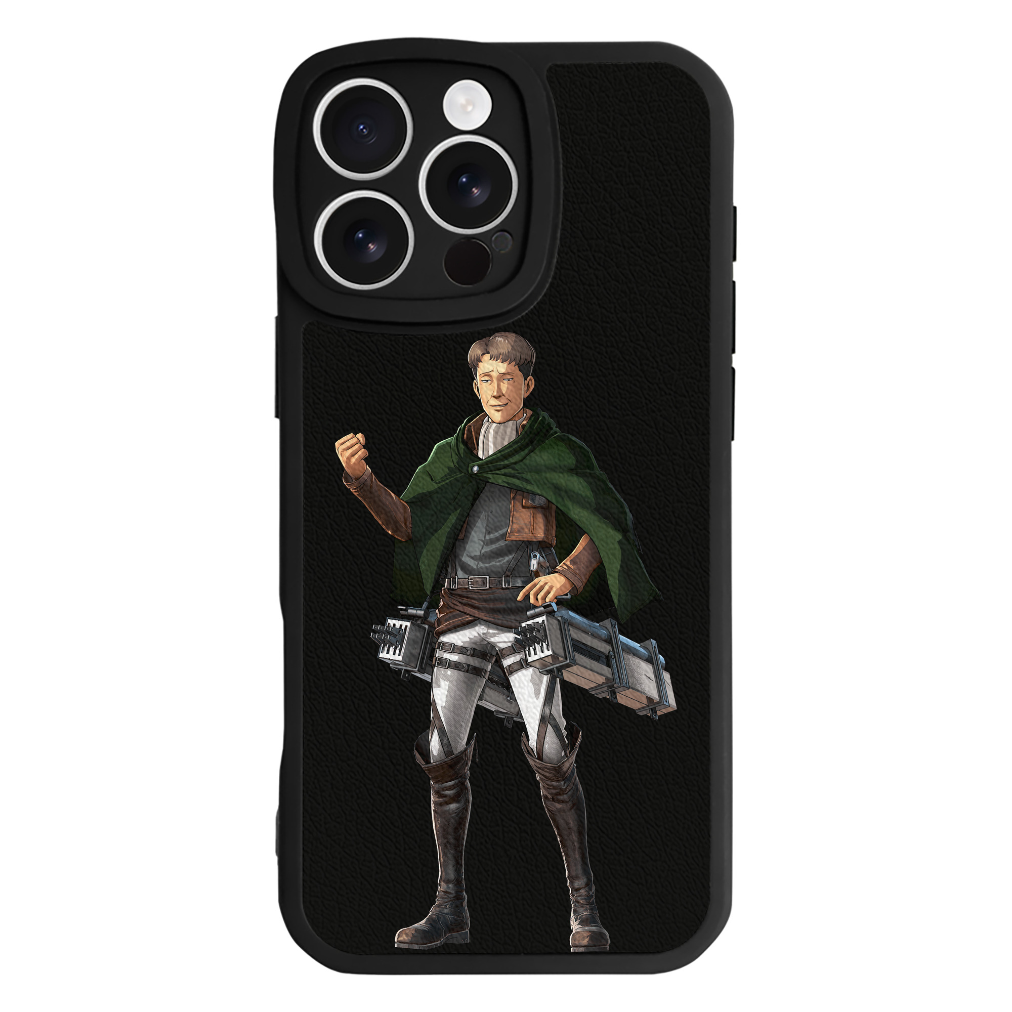 （画像用） 進撃の巨人 Attack on Titan 【iPhone 16シリーズ対応】シリコンスマホケース（レザー調） 材質：シリコン